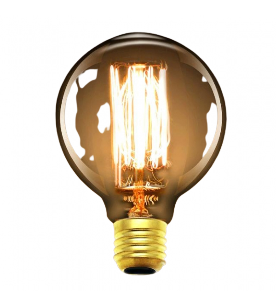LED lemputė E27 4W Globe G125 2200K auksas
