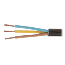 Elektros kabelis OMY 3*0,75 Juodas