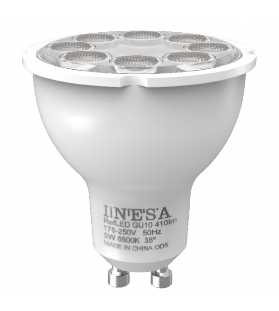 LED prožektorius GU10 5W 410lm 3000K 38°