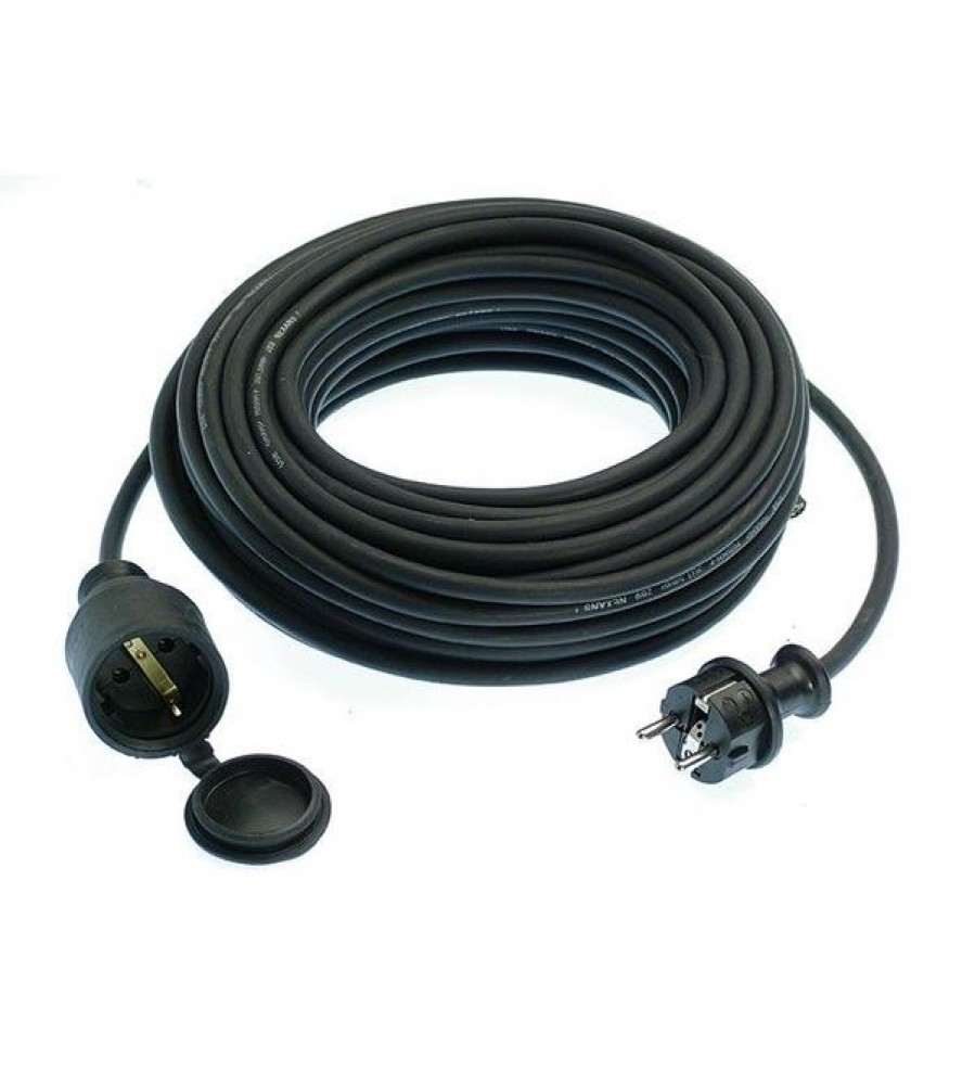 Schwabe ilgintuvas Guminis H05RR-F 3x1.5 juodas IP44 10m