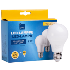 LED lemputė E27 5W A60 2700K 470lm FR 3x1