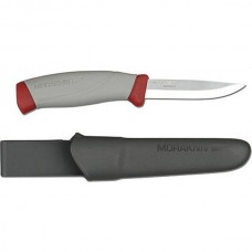 MORA Clipper 83329 peilis, pilka ir raudona guminė rankena