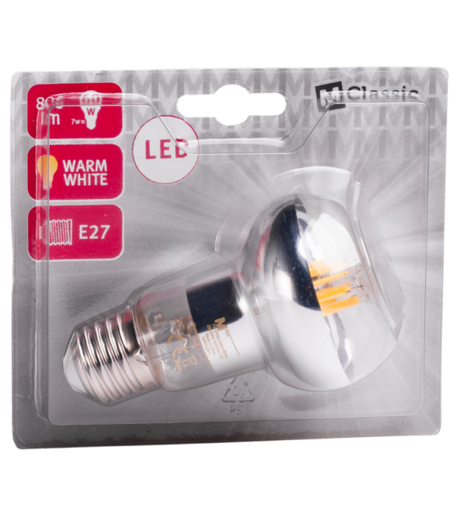 LED lemputė E27 7W R63 2700K 806lm CL