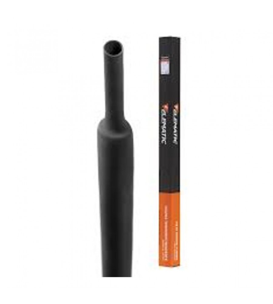 ELEMATIC EM100A 65/19 termiškai susitraukiantis vamzdelis su klijais, juodas, 1 m