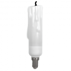 CFL lemputė E14 5W REAL CANDLE 6400K