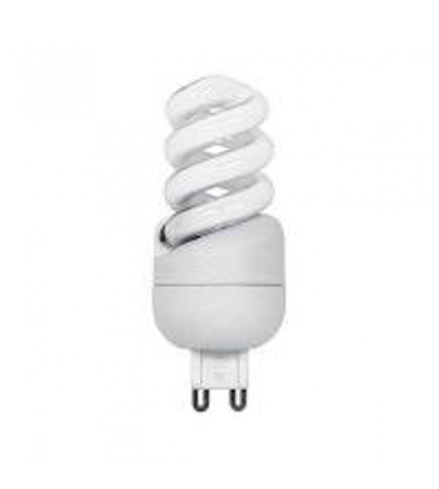 CFL lemputė GU10 7W MICRO SPIRAL 6400K
