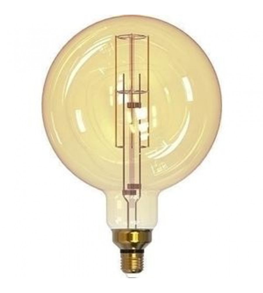 LED lemputė E27 8W G200 auksinė 2200K iLight