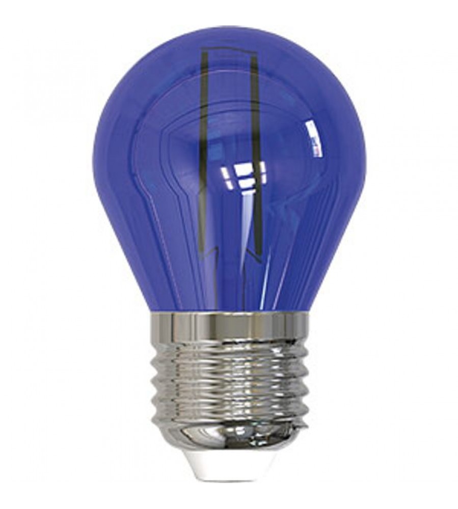LED lemputė E27 2W P45 MĖLYNA iLight