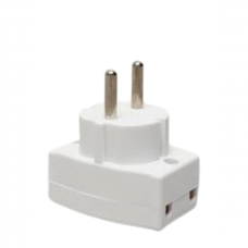 Adapteris EURO 2v 2P 10A AE-SL501002BW LFI