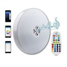 LFI PL-RGBSOUND25 LED šviestuvas su Bluetooth garsiakalbiu, 25 W