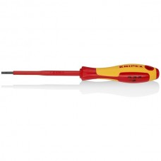 KNIPEX 98 20 40 – izoliuotas plokščias atsuktuvas, 5/32″ × 4″