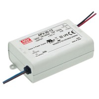 AC-DC Vieno išėjimo LED tvarkyklė Pastovi įtampa (CV); Išėjimas 24Vdc esant 1,5A 35W