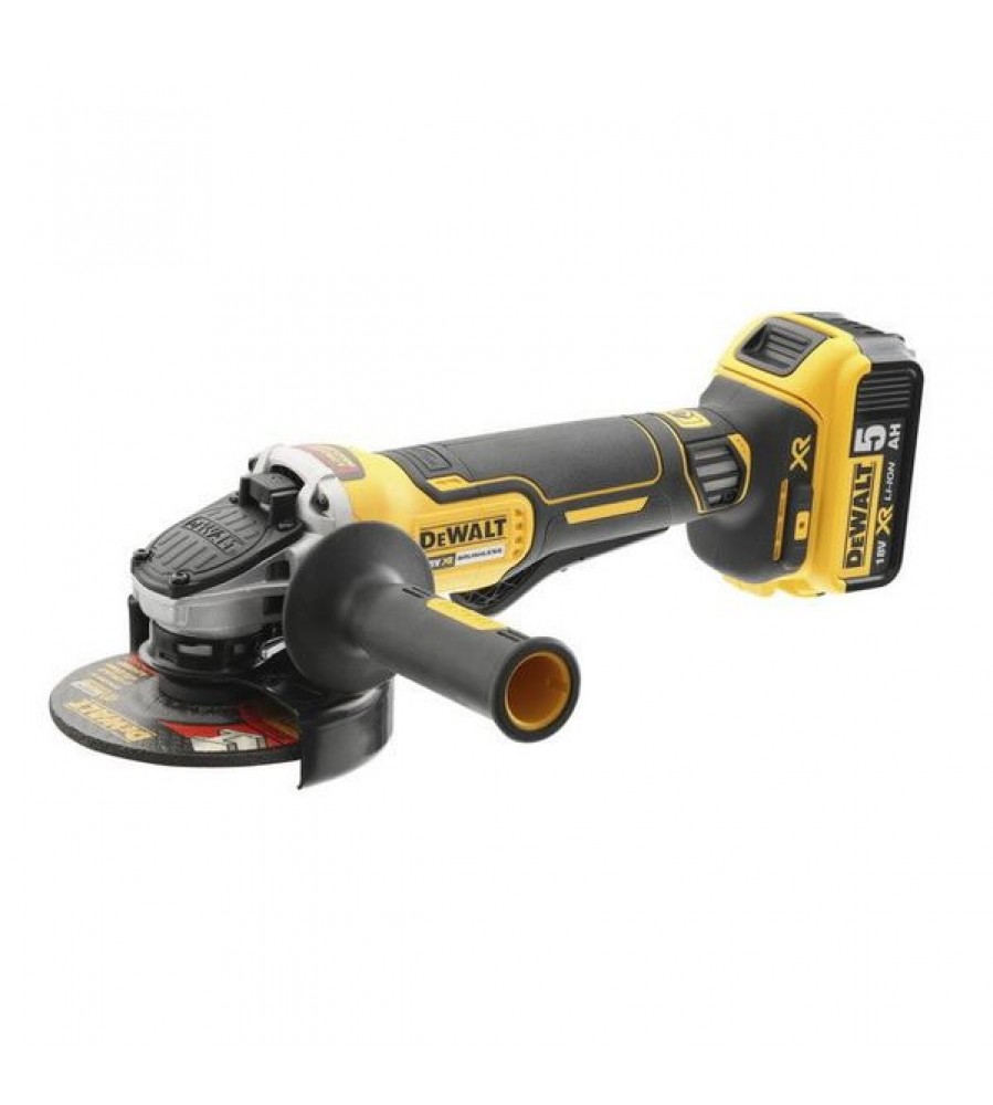 DeWalt DCG406N-XJ akumuliatorinis kampinis šlifuoklis, 18 V, 125 mm