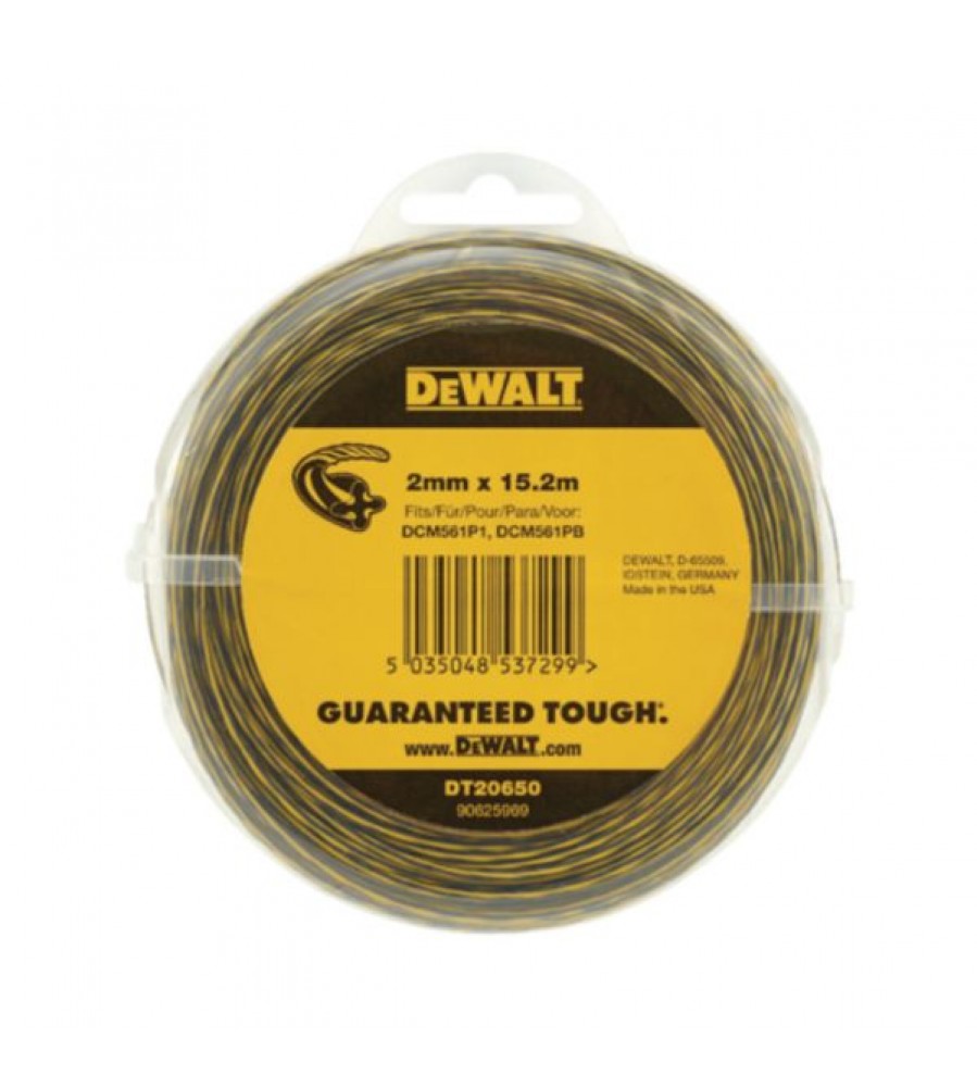 DEWALT DT20650-QZ žoliapjovės valas, 2 mm × 15,2 m