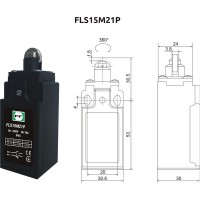 Ribinis jungiklis FLS 15M21Р IP-65 NO+NC