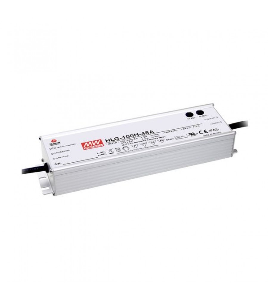 AC-DC Vieno išėjimo LED tvarkyklės Mix režimas (CV+CC) su įmontuotu PFC; Išėjimas 24Vdc prie 4A; IP67; Kabelio išvestis; Pritemdymas su 1-10V PWM varža 100W AC-DC Vieno išėjimo LED tvarkyklės Mix režimas (CV+CC) su įmontuotu PFC; Išėjimas 24Vdc prie 4A; IP67; Kabelio išvestis; Pritemdymas su 1-10V PWM varža 100W