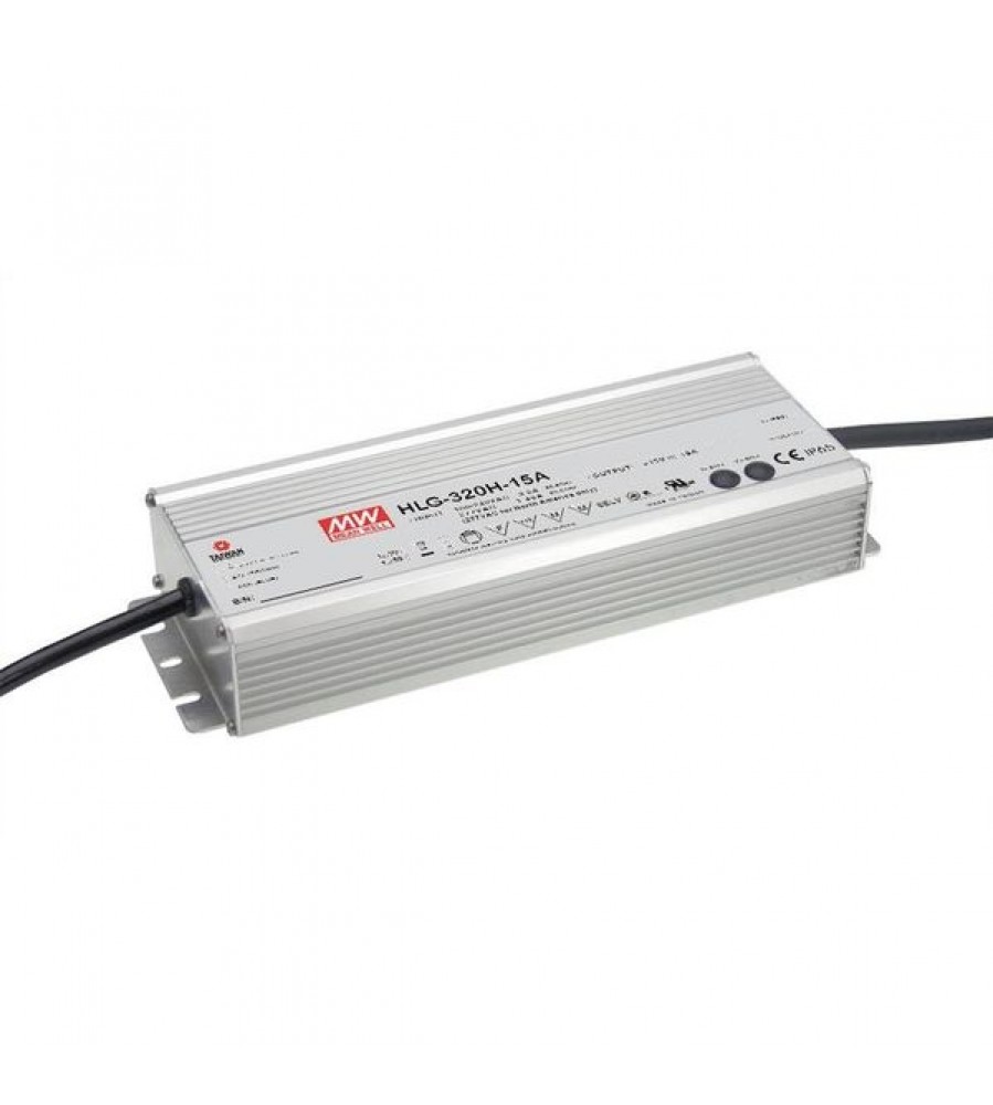 MEAN WELL HLG-320H-12B LED maitinimo šaltinis, 12 V, 22 A, 264 W, IP67