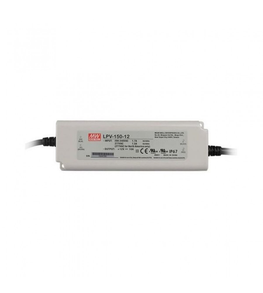 AC-DC Vieno išėjimo LED tvarkyklės pastovi įtampa (CV); Įėjimas 180-305Vac; Išėjimas 12Vdc esant 10A 150W AC-DC Vieno išėjimo LED tvarkyklės pastovi įtampa (CV); Įėjimas 180-305Vac; Išėjimas 12Vdc esant 10A 150W