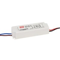 AC-DC Vieno išėjimo LED tvarkyklė Pastovi įtampa (CV); Išėjimas 12Vdc esant 1,67A; kabelio išėjimas 20W