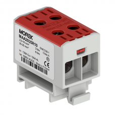 Morek OTL35-2 universalus Al/Cu gnybtas, raudonas