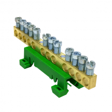 Morek PE12 įžeminimo gnybtas, 12×16 mm², žalias