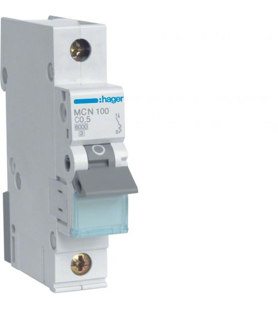 Automatinis jungiklis 1P 6kA C-0,5A 1M