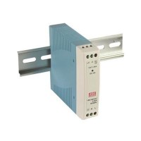 AC-DC Pramoninis DIN bėgio maitinimo šaltinis; Išėjimas 12Vdc esant 0,84A; plastikinis korpusas 10W