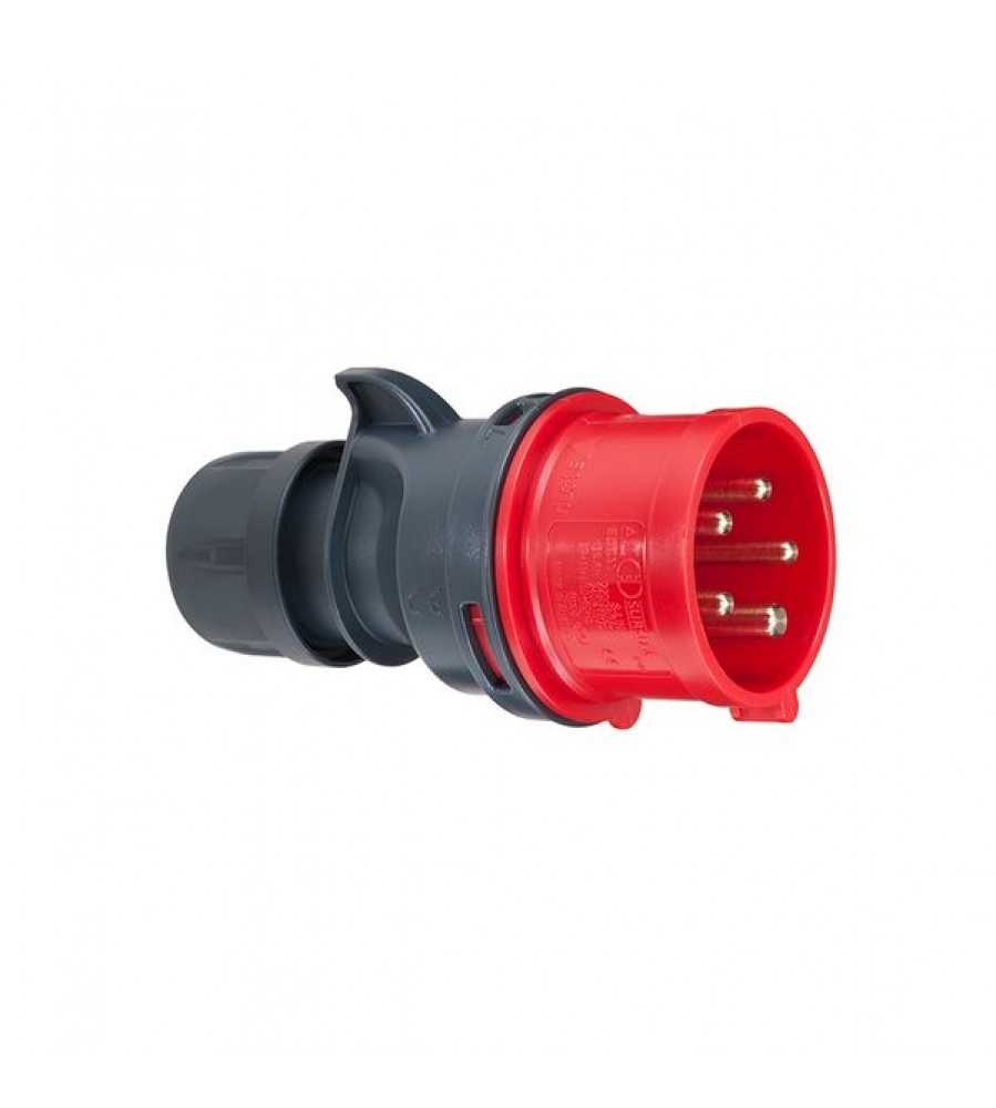 CEE kištukas, IP44, 32A, 3 polių, 230V, 6h, mėlynas