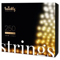 Twinkly Strings Gold Edition LED girlianda, 250 LED, AWW, 20 m