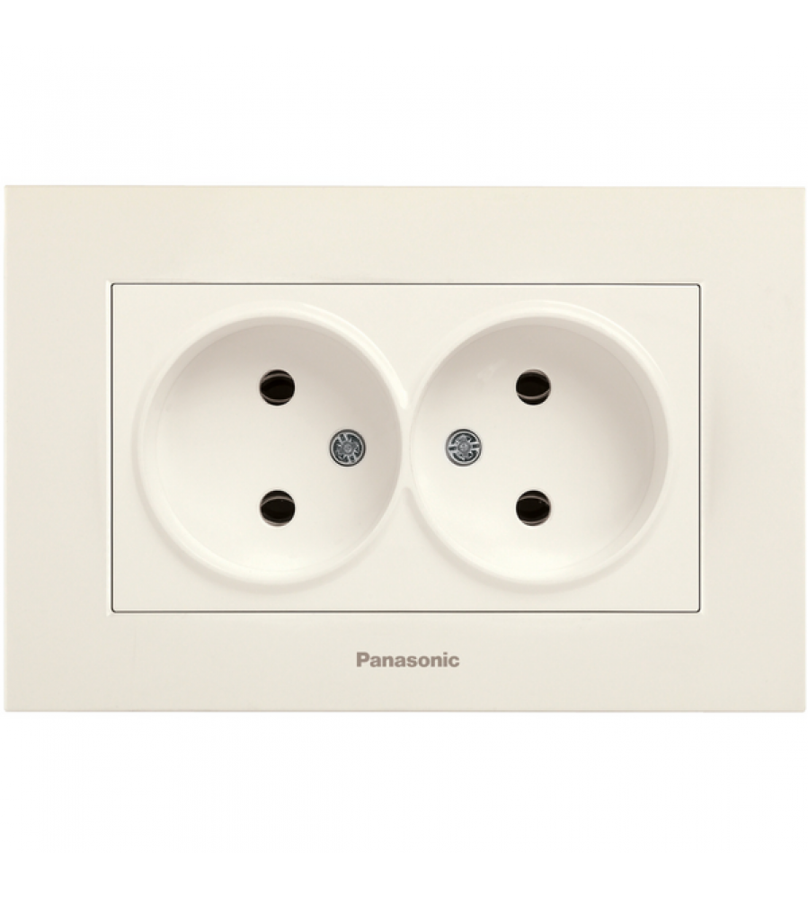 Karre Plus Beige Two Gang Socket