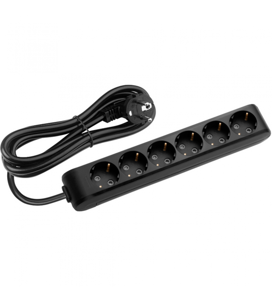 X-tendia Black Six Gang įžeminimo lizdas su kabeliu CP 1,5M X-tendia Black Six Gang įžeminimo lizdas su kabeliu CP 1,5M