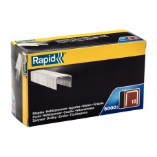 Cinkuotos sąvaržėlės Nr. 12, ilgis 6 mm, 5000 vnt. Rapid [40100517]