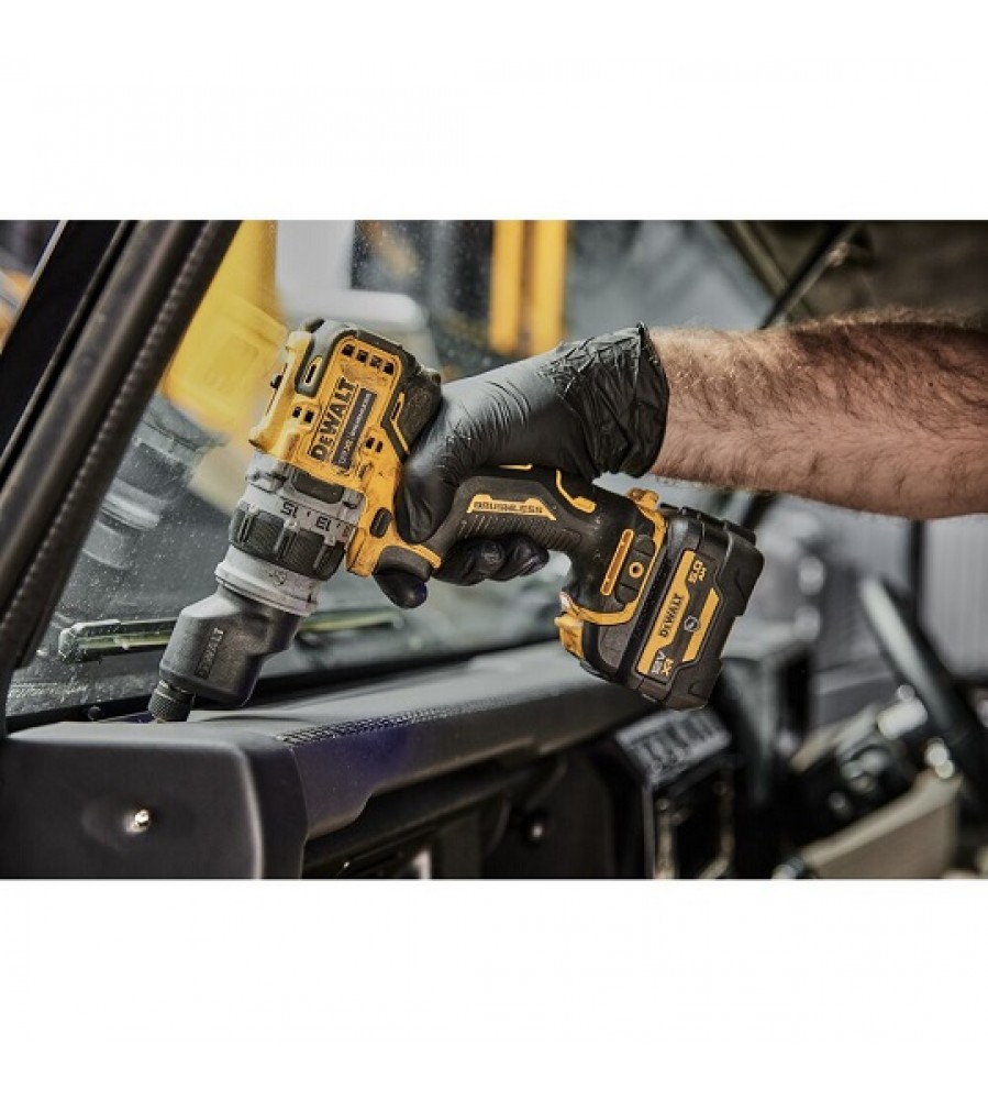 Akumuliatorinis gręžtuvas-suktuvas su 4 keičiamomis galvutėmis, 12 V XR DeWALT [DCD703NT-XJ] ličio jonų