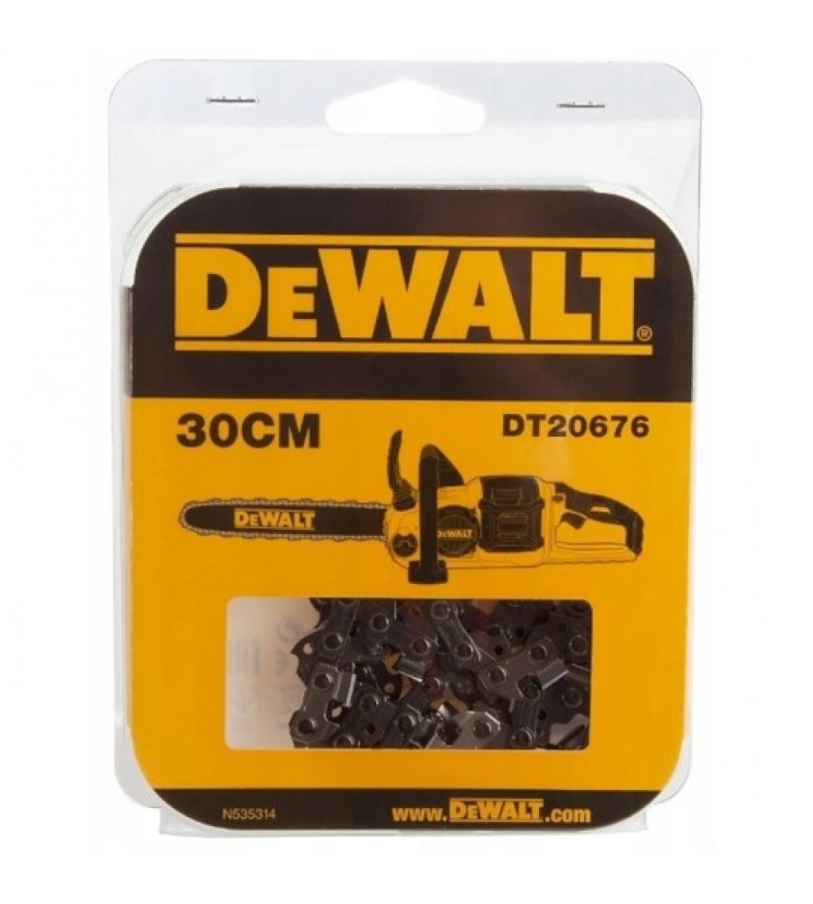 Grandininio pjūklo grandinė 30 cm / 1,1 mm / 3,8 colio DeWalt [DT20676-QZ], skirta DCM565