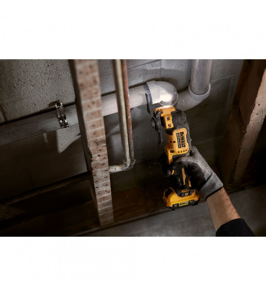 Akumuliatorinis daugiafunkcis įrankis 12 V ličio jonų 2 x 2,0 Ah DeWalt [DCS353D2-QW] lagaminas TStak