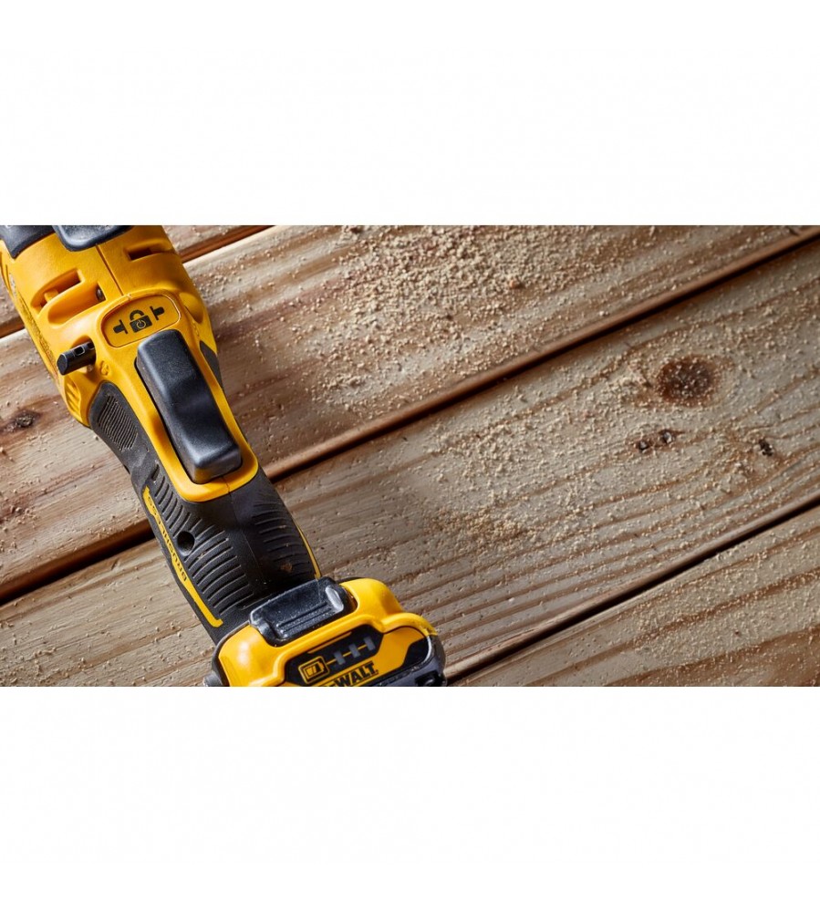 Akumuliatorinis daugiafunkcis įrankis 12 V ličio jonų 2 x 2,0 Ah DeWalt [DCS353D2-QW] lagaminas TStak