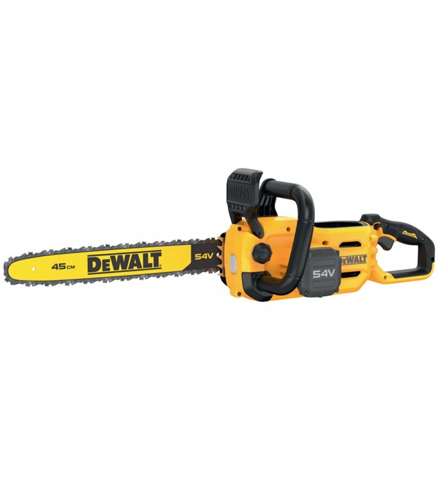 Akumuliatorinis grandininis pjūklas 45 cm, 54 V ličio jonų DeWalt FLEXVOLT [DCMCS574N-XJ]