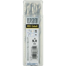 metalo grąžtas, kobalto plienas 12,0 mm, HSS-Co ALPEN [0061301200100]
