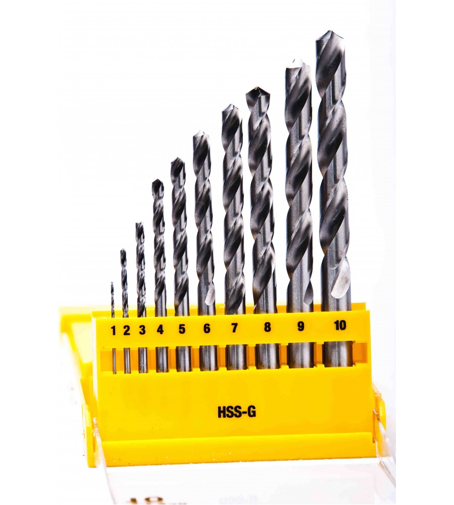 10 metalo grąžtų HSS-G DeWALT rinkinys [DT5921-QZ]