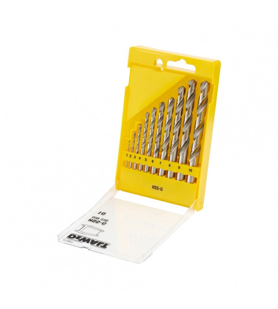 10 metalo grąžtų HSS-G DeWALT rinkinys [DT5921-QZ]