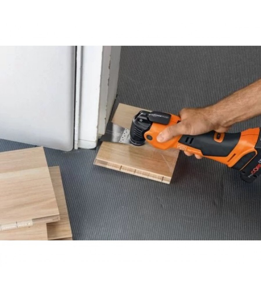 18 V „Multimaster AMM 500 PLUS TOP AS“ akumuliatorinis osciliacinis daugiafunkcis įrankis, „Fein“ [71293863000] + USB adapteris