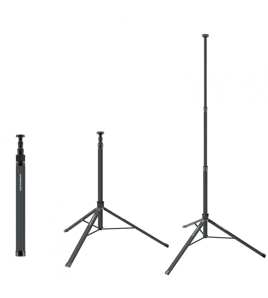 360° dvigubas darbinis žibintas su trikoju, 2500 liumenų LED, 18 V ličio jonų akumuliatorius, „TOWER COMPACT CONNECT Scangrip“ [03.6110C]