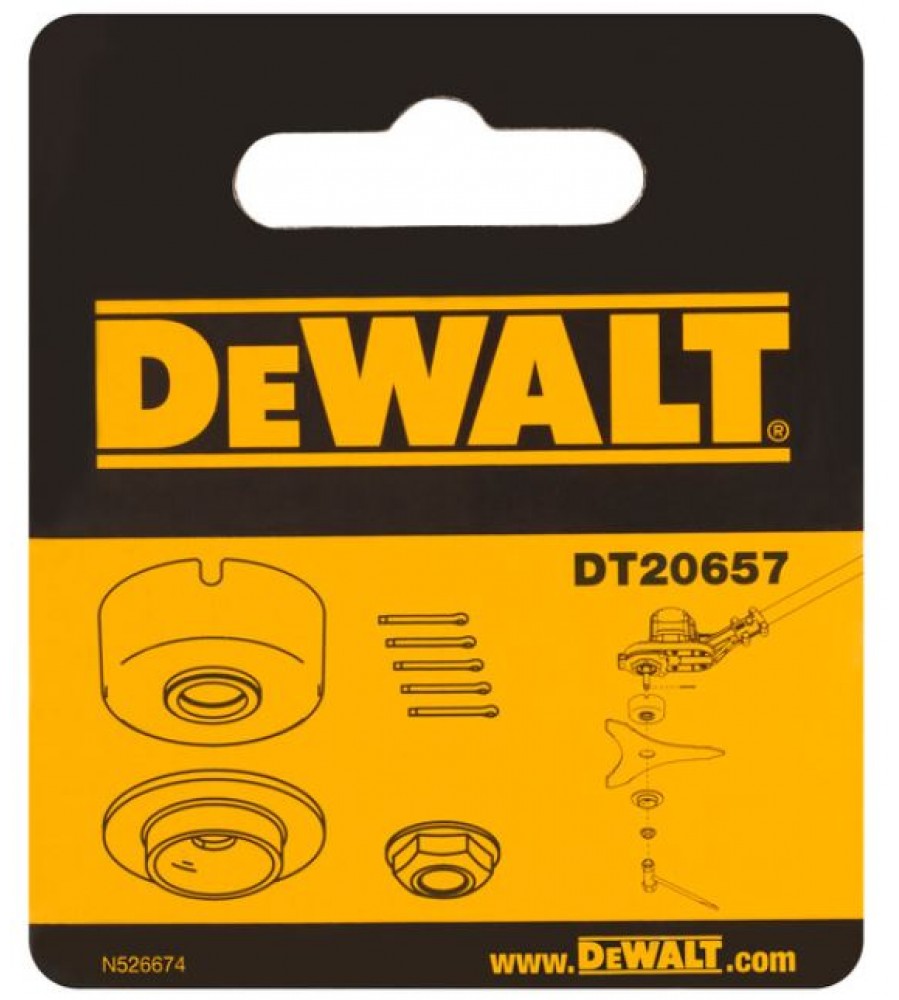 Atsarginis adapteris peilių tvirtinimui prie „DeWalt“ krūmapjovių ir žoliapjovių [DT20657-QZ]