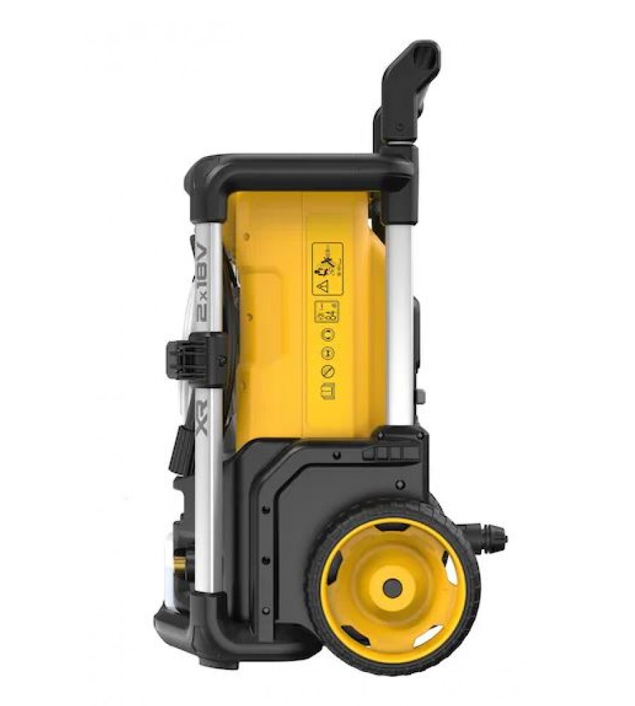 Akumuliatorinė slėginė plovykla 2x18V DeWalt [DCMPW1600N-XJ] 70/85/110 bar