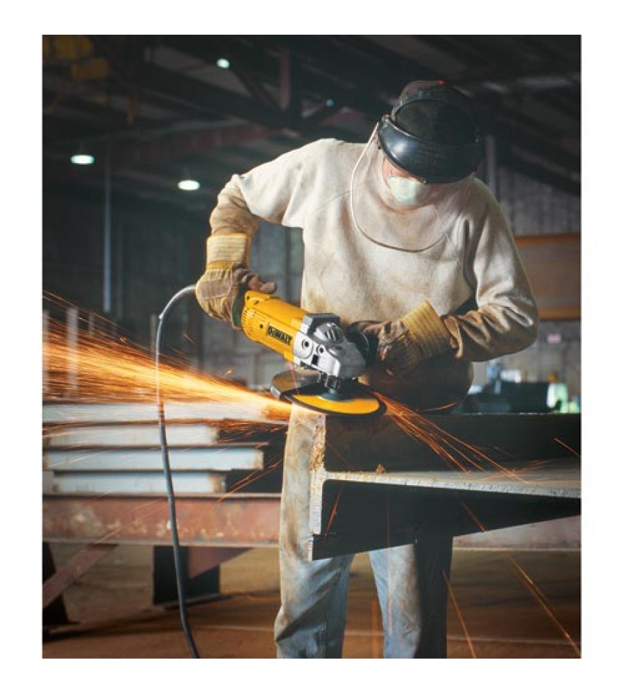 2 kampinių šlifuoklių rinkinys: DWE492 230 mm / 2200 W ir DWE4157 125 mm / 900 W, DeWalt [DWE492DUO2-QS], maitinamas iš 230 V tinklo