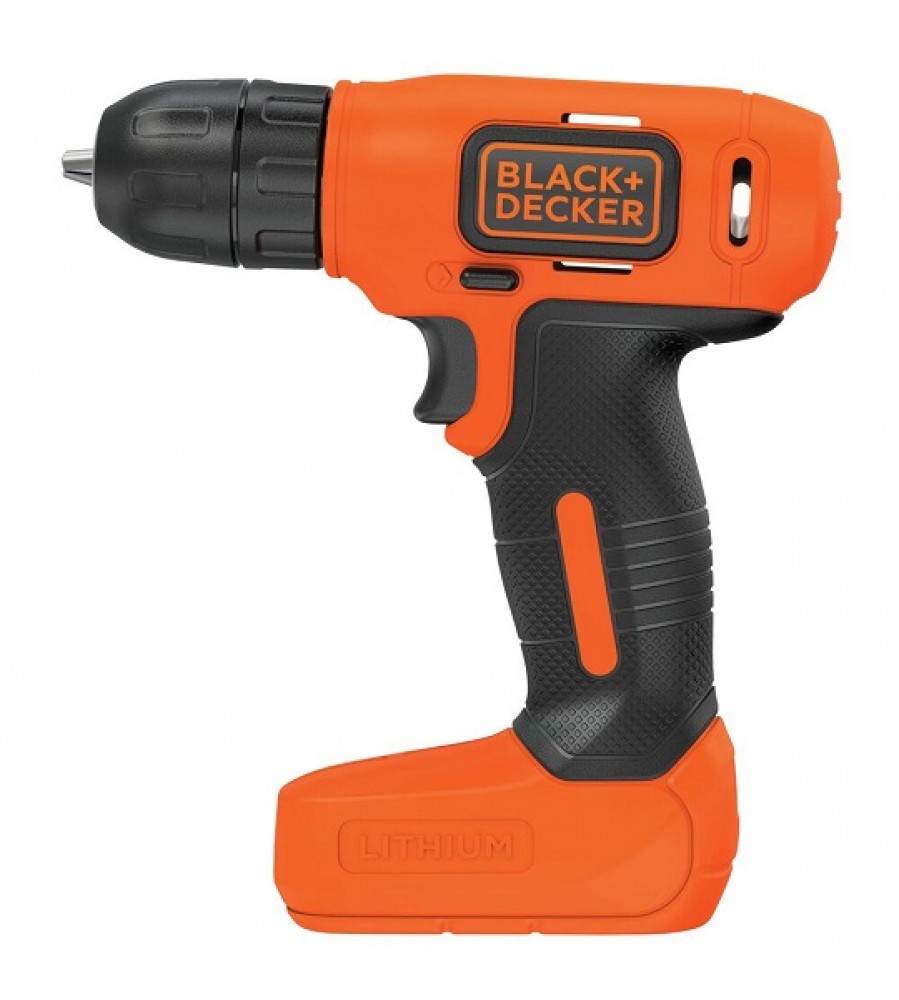 Akumuliatorinis gręžtuvas 7,2 V, „Black+Decker“ [BDCD8-QW] 1,5 Ah, ličio jonų