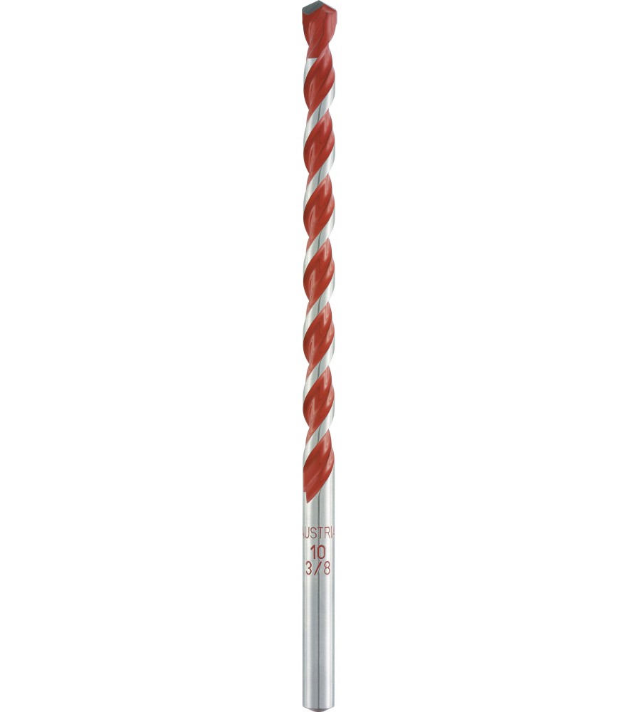 Universalus grąžtas mūrui, medienai, metalui, plytelėms, plastikui, 8,0/400 mm, su cilindriniu laikikliu, „MultiCut Alpen“ [0073000800100]