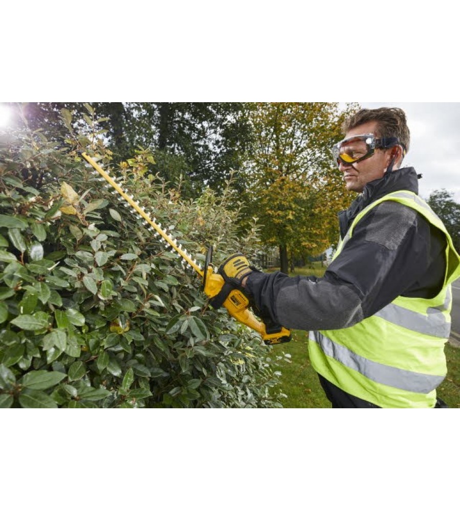Akumuliatorinės gyvatvorių žirklės 55 cm, 18 V ličio jonų akumuliatorius, 1 x 5,0 Ah, DeWalt [DCM563P1-QW]
