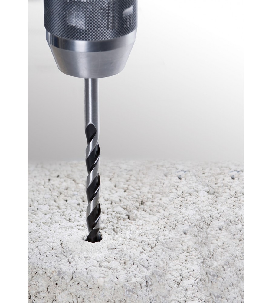 Profesionalus kietmetalio grąžtas su cilindrine rankena „Profi Beton“, 2 briaunų, 20–160/100 mm [0018802000100]
