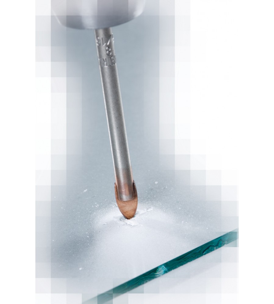 stiklo grąžtas su karbido plokšte 10,0 mm Profi Glass Alpen [0028901000100]